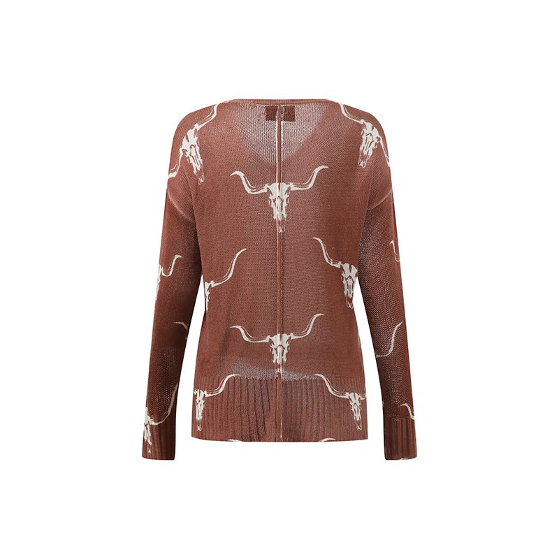 ladies acrylic crew neck jumpers-1