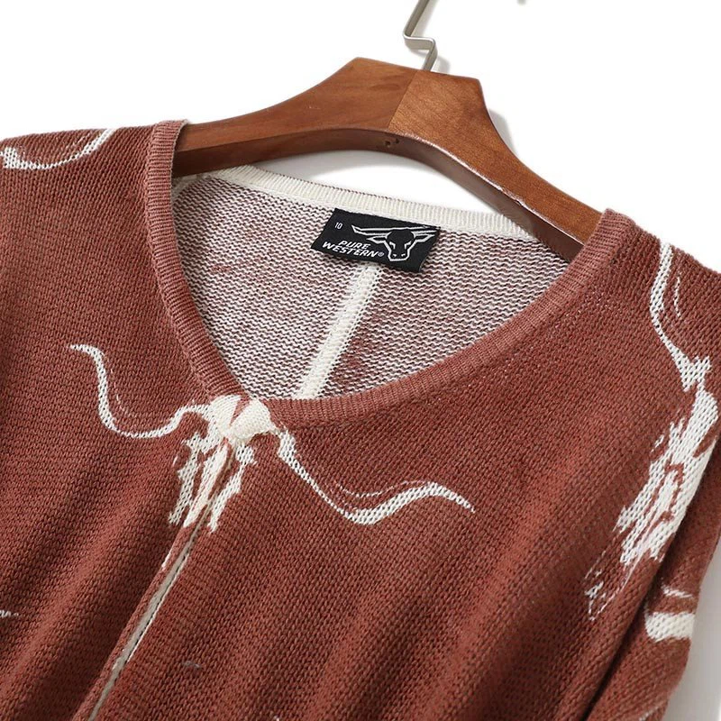 ladies acrylic crew neck jumpers-2