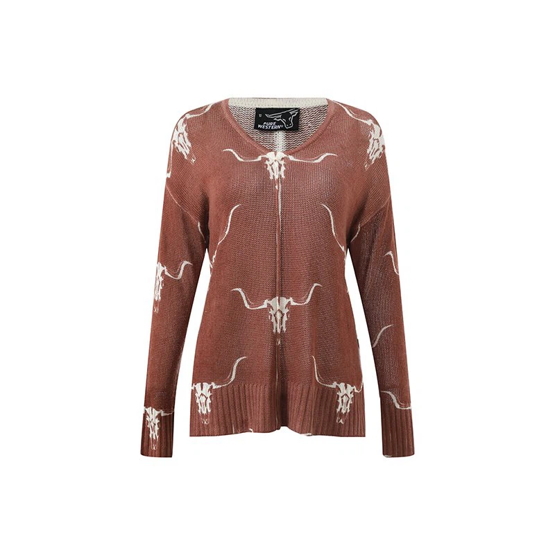 Ladies Acrylic Crew Neck Jumpers