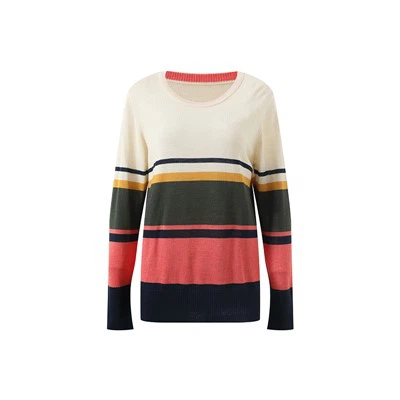 Women's Multicolor Striped Sweater